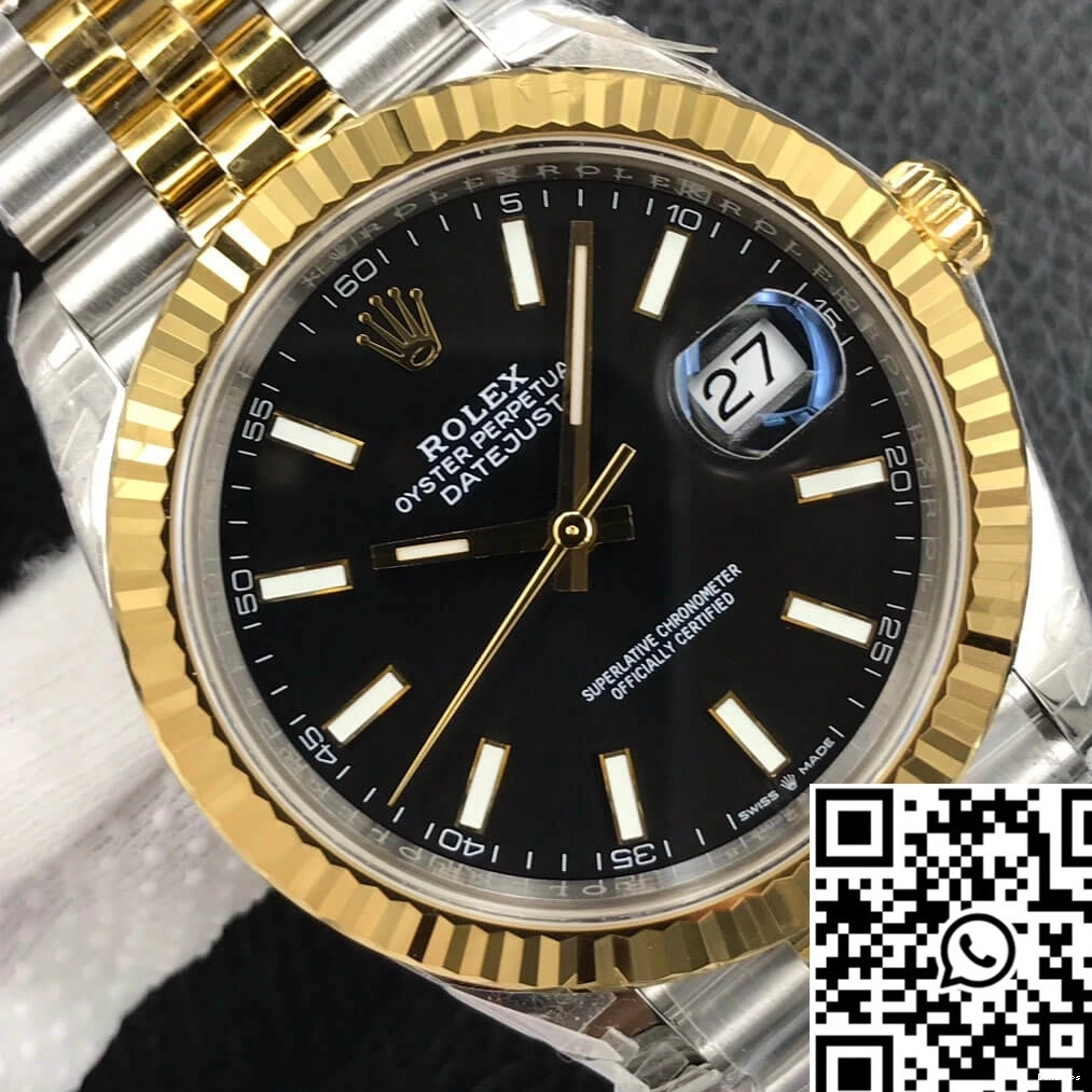 M126333-0014 Dial Factory Datejust Rolex VS Black 0112